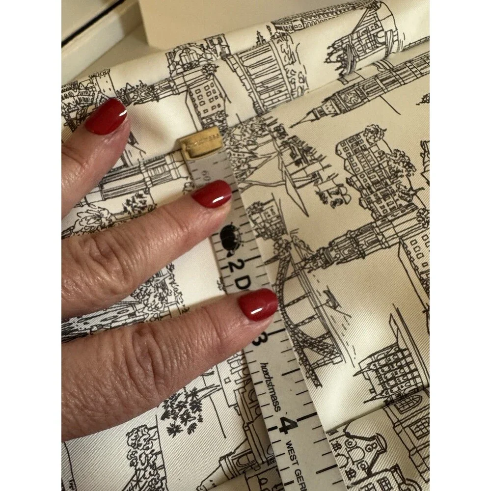Parfois Laptop Bag Paris Monuments Print Black White Soft Side School Work